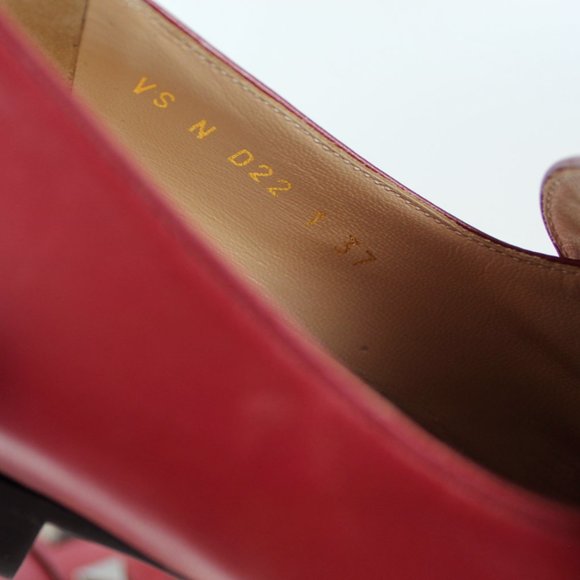 NEW VALENTINO GARAVANI Leather Loafers- Rockstud - Picture 7 of 16